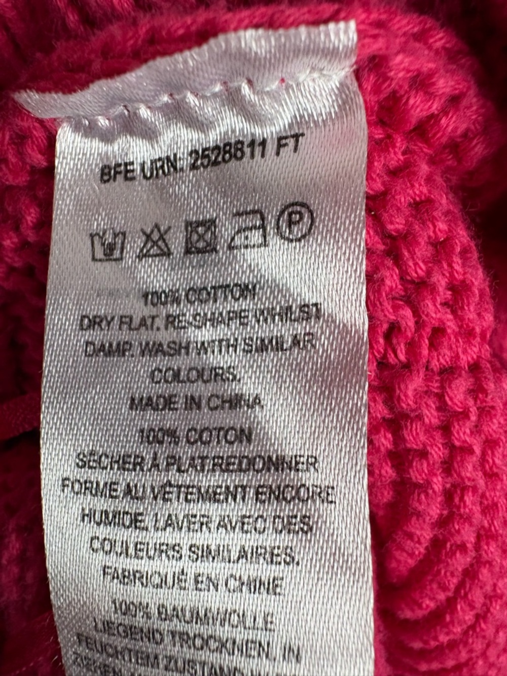 FRENCH CONNECTION Mozart Cotton Crewneck Sweater size M - Picture 7 of 7